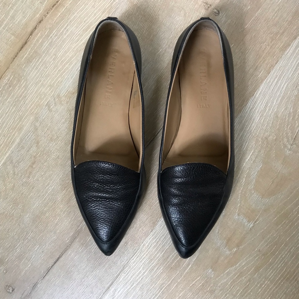 Everlane Italian-made Pointed Loafers - Picture 2 of 5